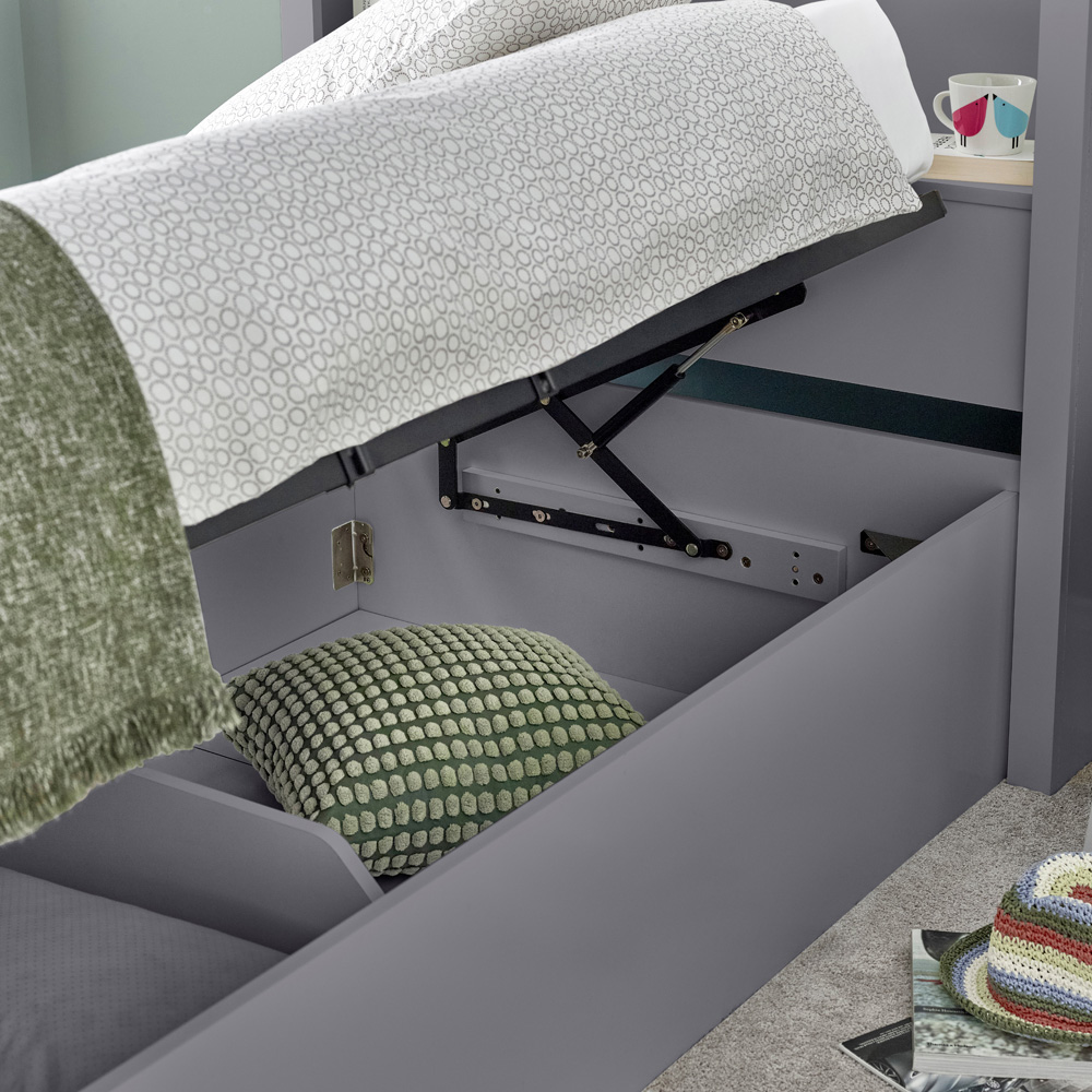 Bedmaster Oscar Grey Wooden Ottoman Bed Image 4