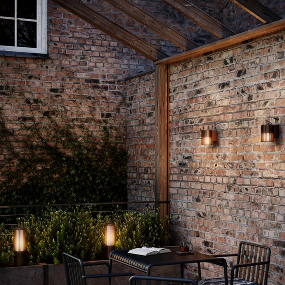 Nordlux Aludra Seaside Brown Metallic Wall Light Image 5