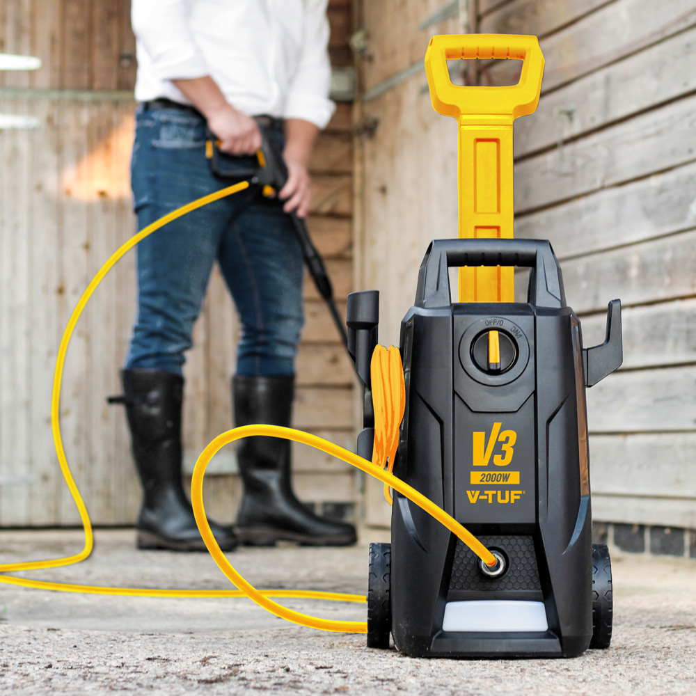 V-TUF V3 240 X2 DIY Portable Electric Pressure Washer 150Bar with Hose and Cable Image 2