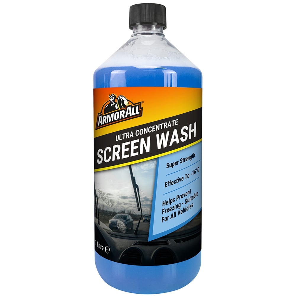 Armor All Ultra Concentrate Screen Wash 1L with Rain Repellent Screen Wash Additive 500ml Image 2