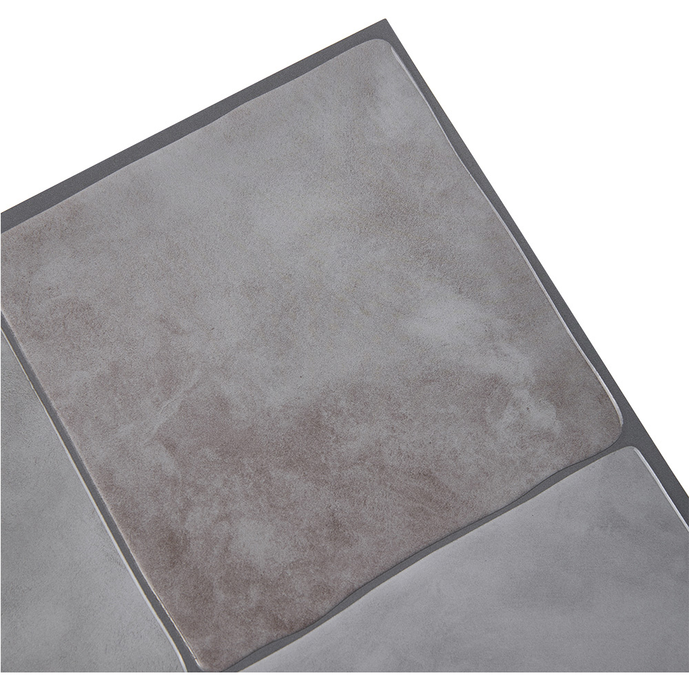 Living and Home Concrete Grey Square Self Adhesive Wall Sticker 10 Pack Image 4