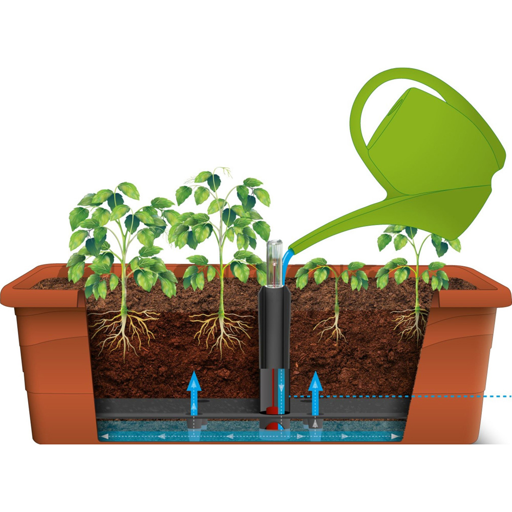 Gardenico Anthracite Self Irrigating Planter 2 Pack Image 6