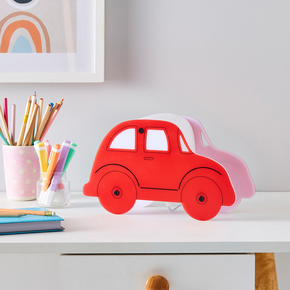 Glow Red Car LED Table Lamp Image 5