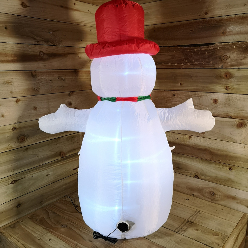 Samuel Alexander Snowman Light Up Inflatable Christmas Decoration 4ft Image 6