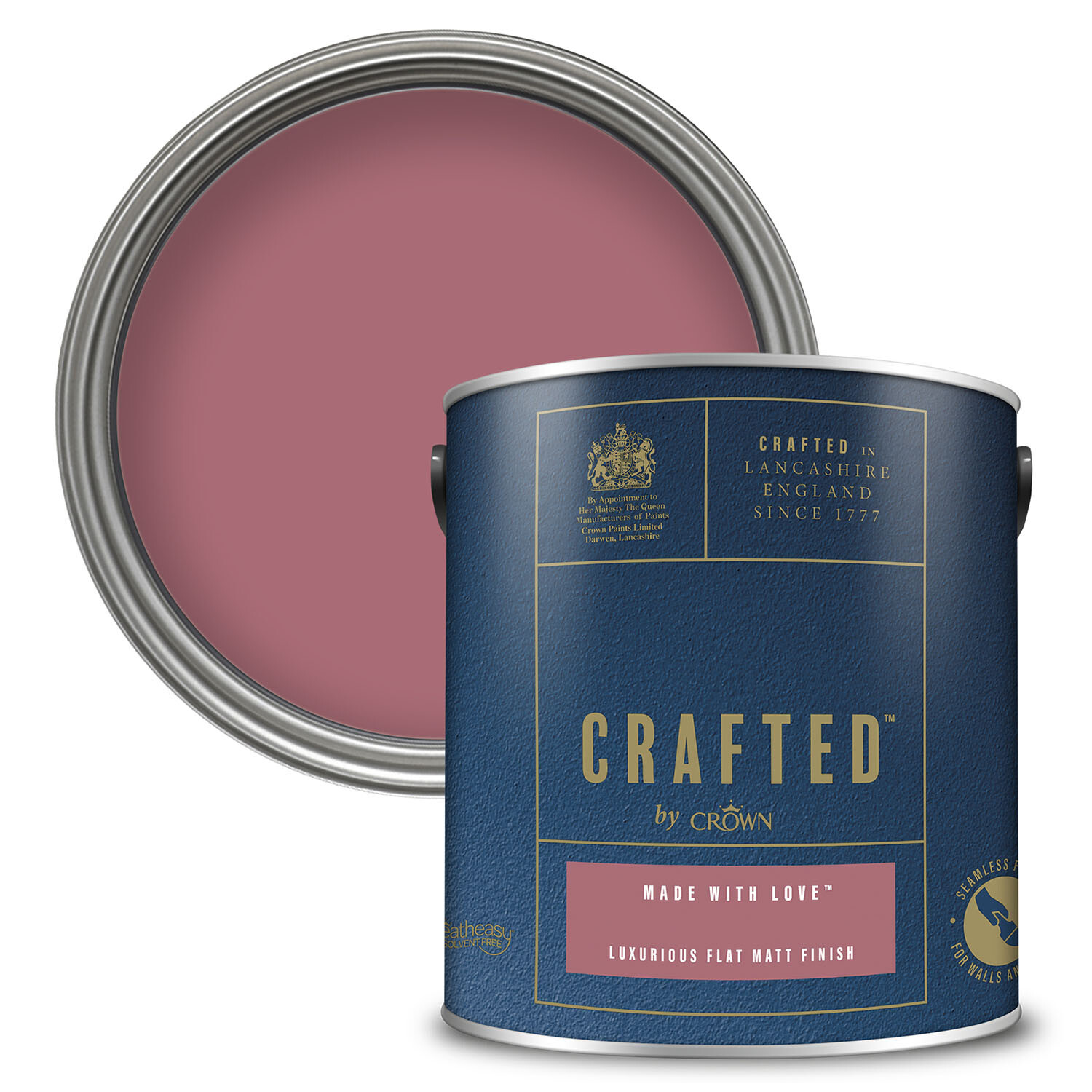 Crafted Flat Matt Paint 2.5L - Made with Love Image 1
