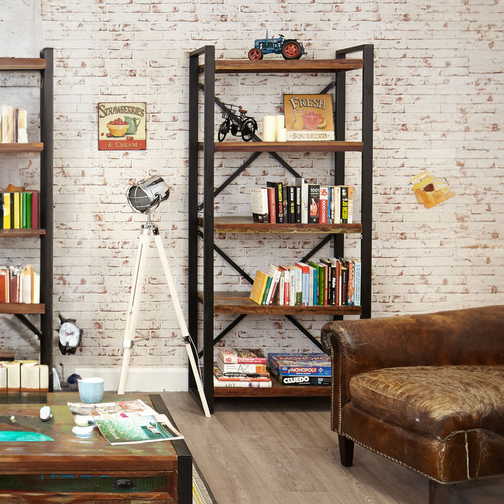 Baumhaus Urban Chic 5 Shelf Bookcase Image 4