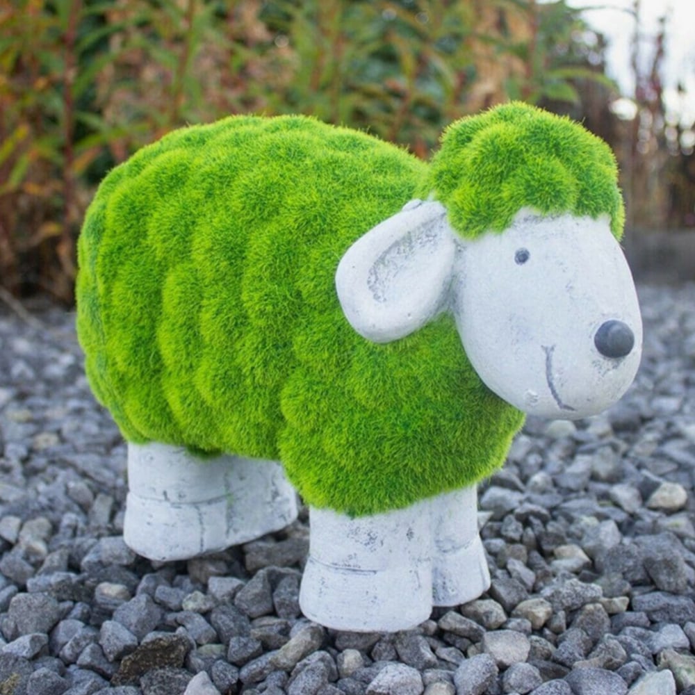 Marco Paul Resin Stone Sheep Garden Ornaments Image 6