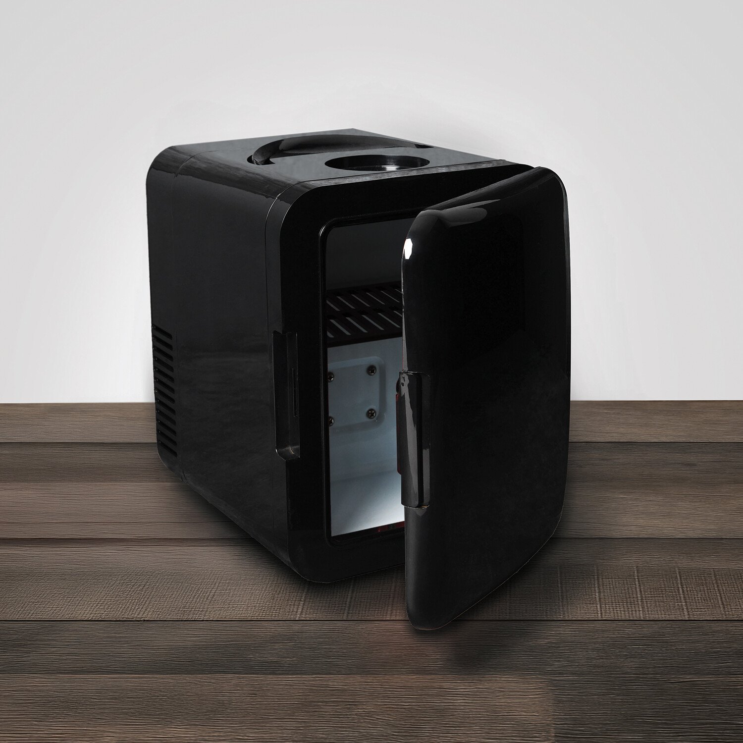 Kitchen Master Mini Fridge 4L Black Image 3