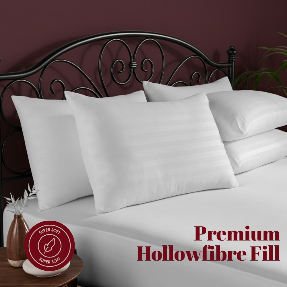 MHG Living Super King Size White Extra Warm Winter Hollowfibre Duvet Set 15 Tog Image 3