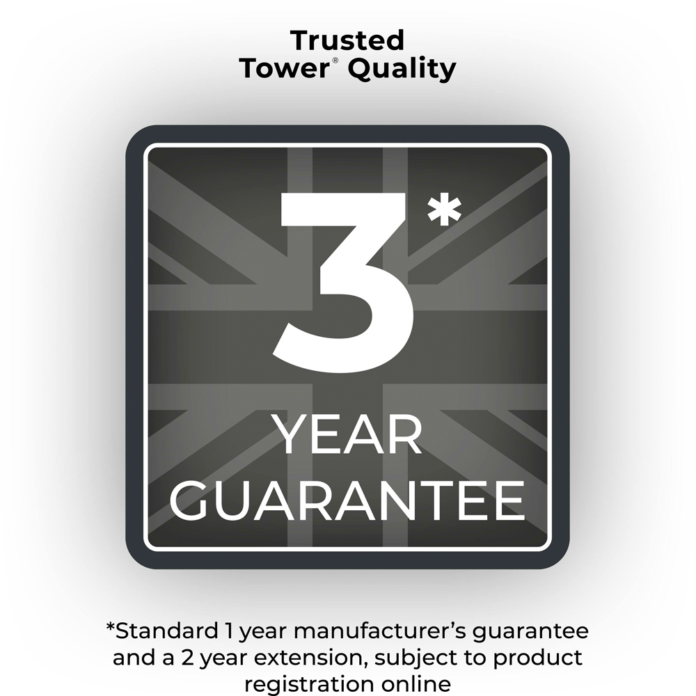 Tower Vortx T17125 Black Digital Colour Display Air Fryer 3L Image 8