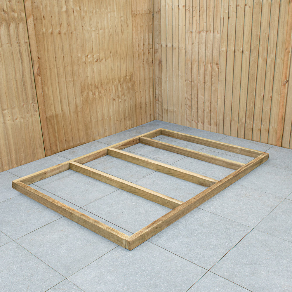 Forest Garden 7 x 5ft Pressure Treated Shed Base Image 2