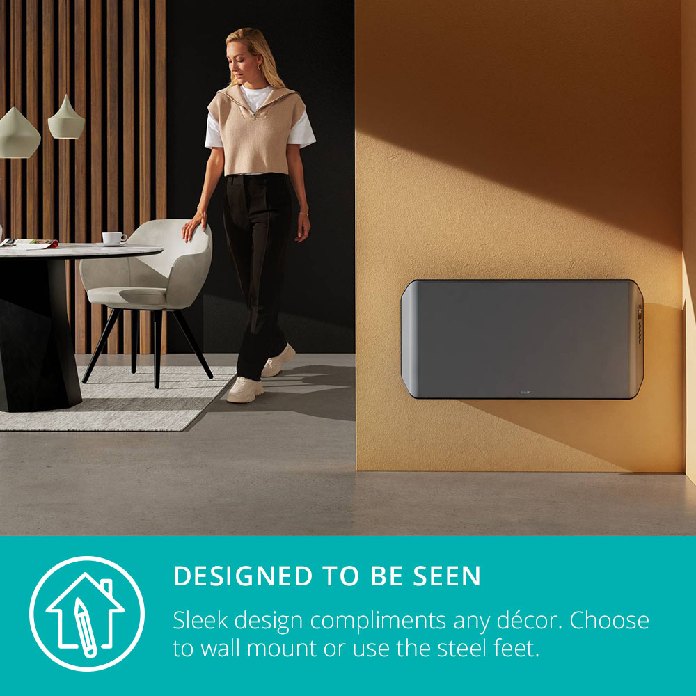 Duux Edge Smart Grey Convector Heater 2000W Image 6