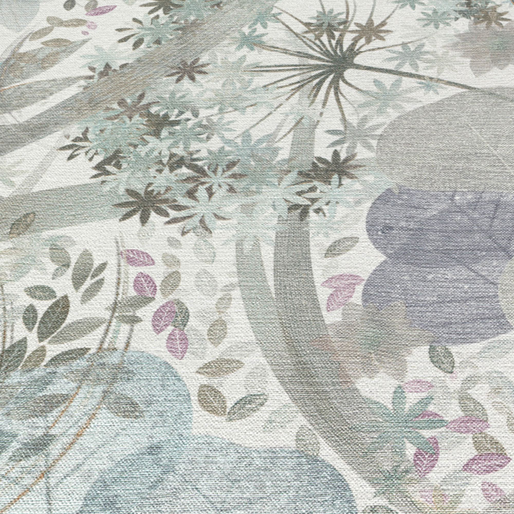 Erismann Secret Grove Soft Blue Wallpaper Image 3