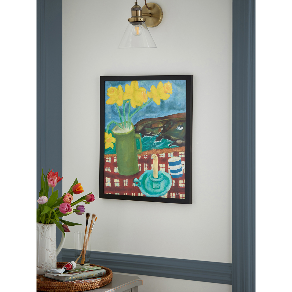Laura Ashley A Cornish View Black Frame Wall Art 70 x 100cm Image 2