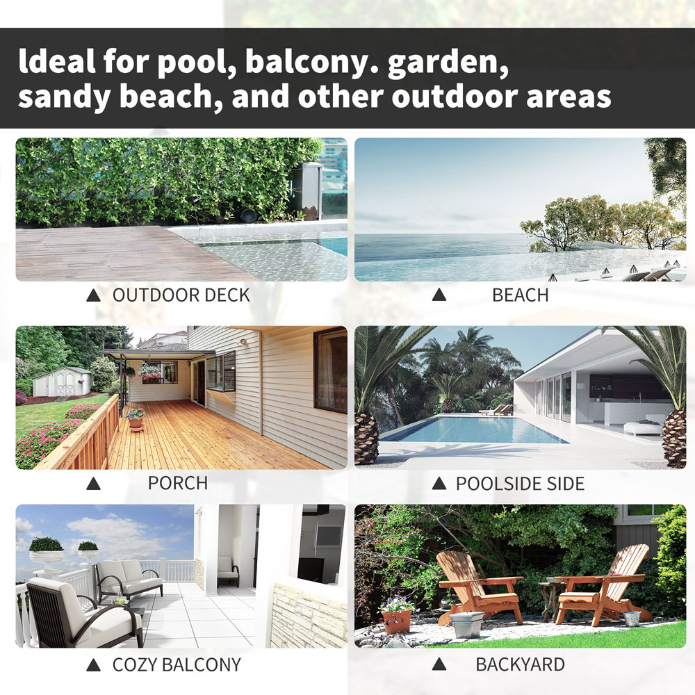 Outsunny 6 Seater Rattan Dining Set Grey Image 5