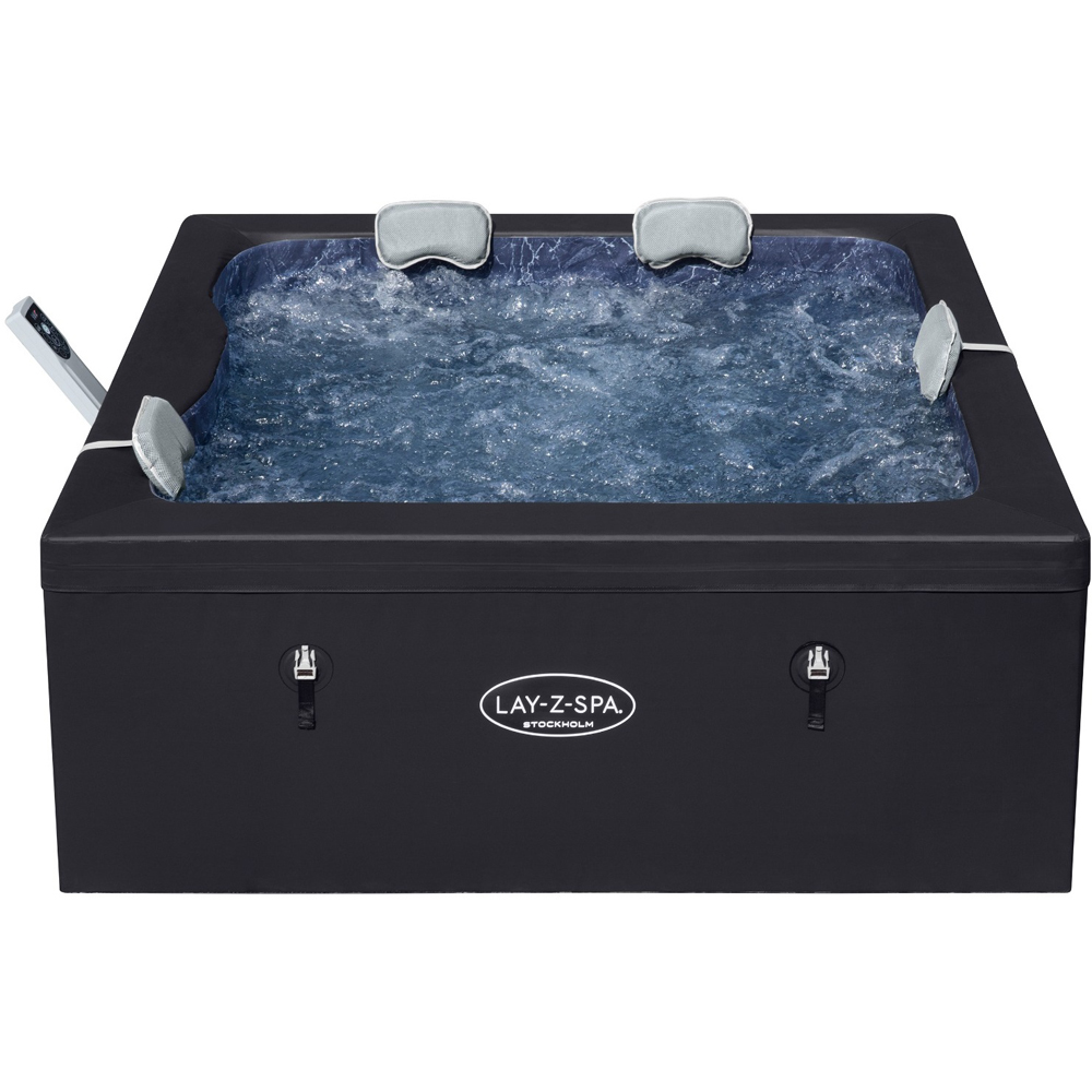 Lay-Z-Spa Stockholm ThermaCore UltraFit AirJet 6 Person Smart Portable Foam Hot Tub 170 x 65cm Image 3