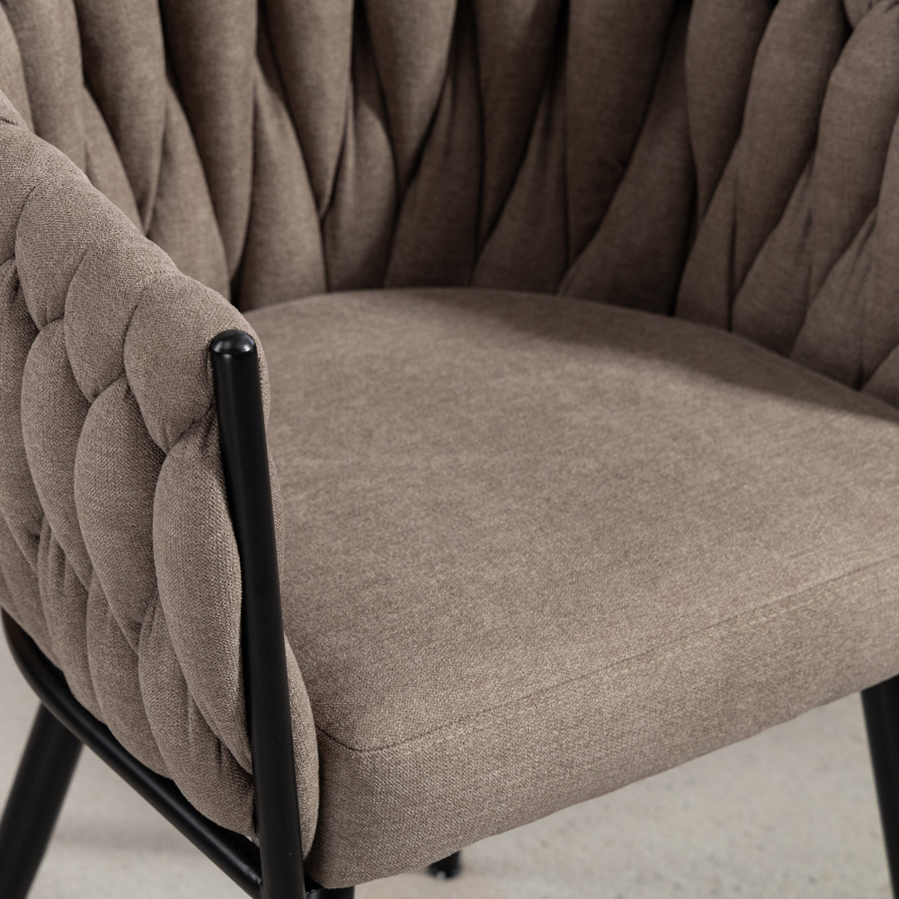 Artemis Home Aneta Set of 2 Brown Dining Chairs Image 2