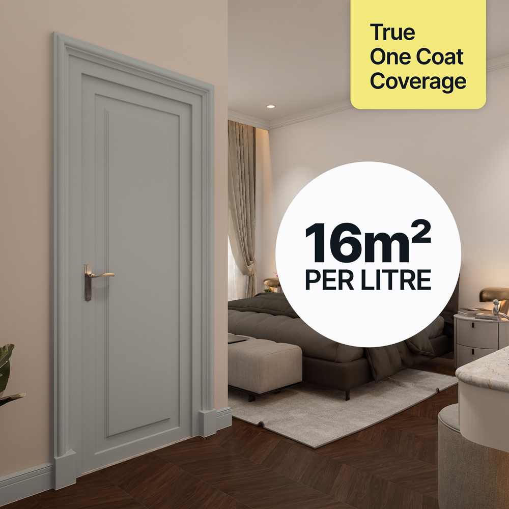 Hemway Dove Grey Furniture and Walls Matt Chalk Paint 1L Image 4