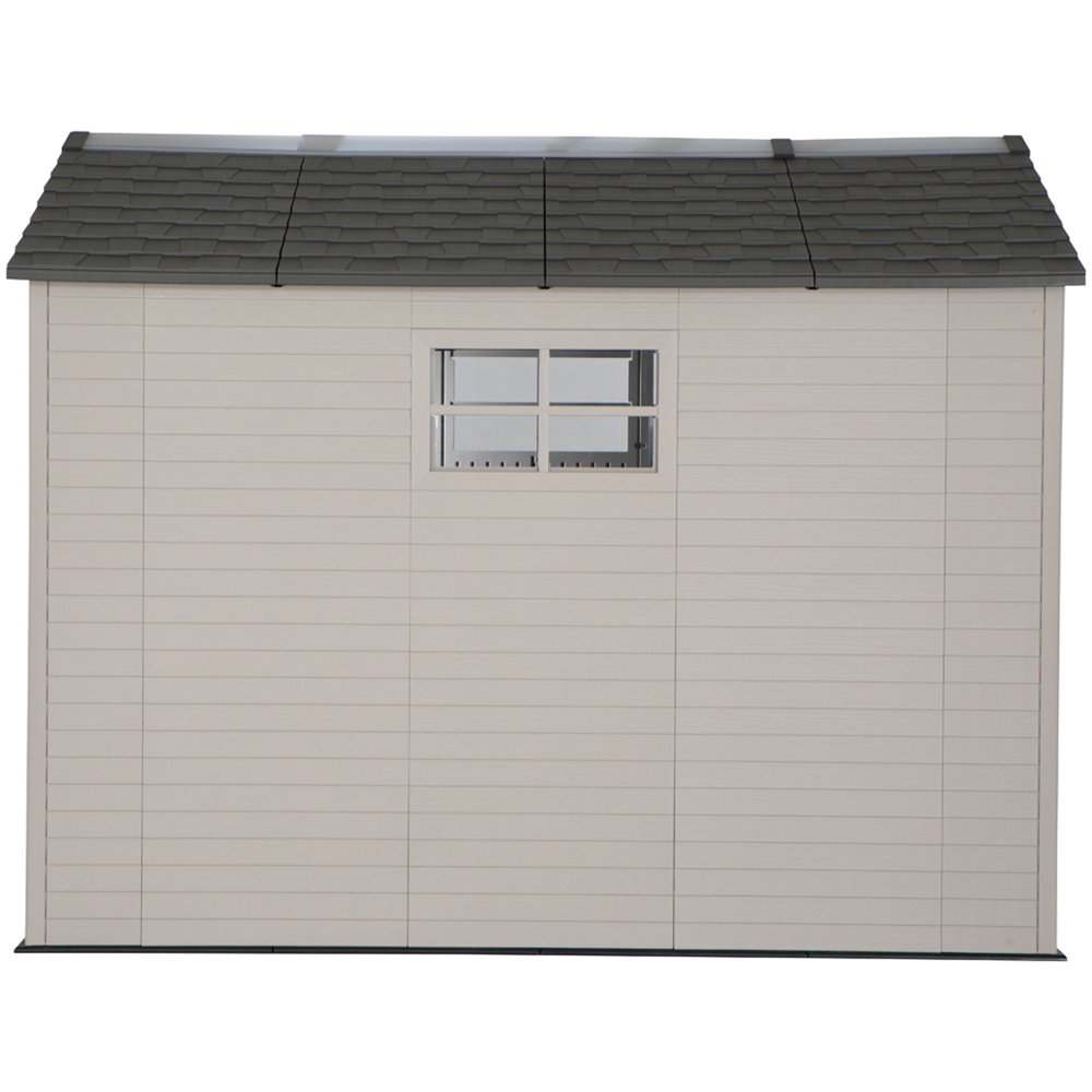 Lifetime Products 7 x 9.5ft Tan Outdoor Storage Shed Image 4