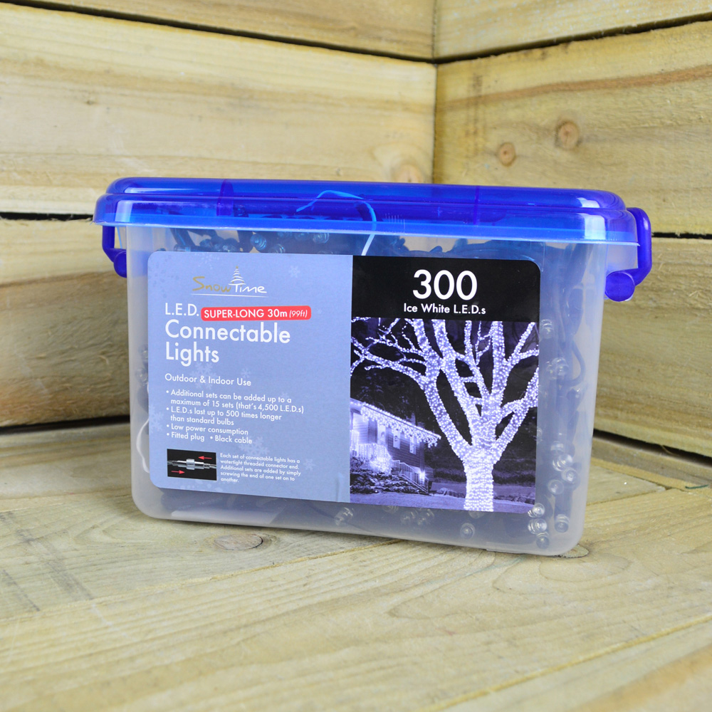 Samuel Alexander Ice White LED Snowtime Super Long Connectable Lights 29.9m Image 5