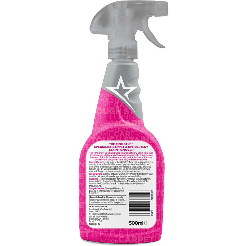 The Pink Stuff Carpet and Upholstery Stain Remover Spray Image 2