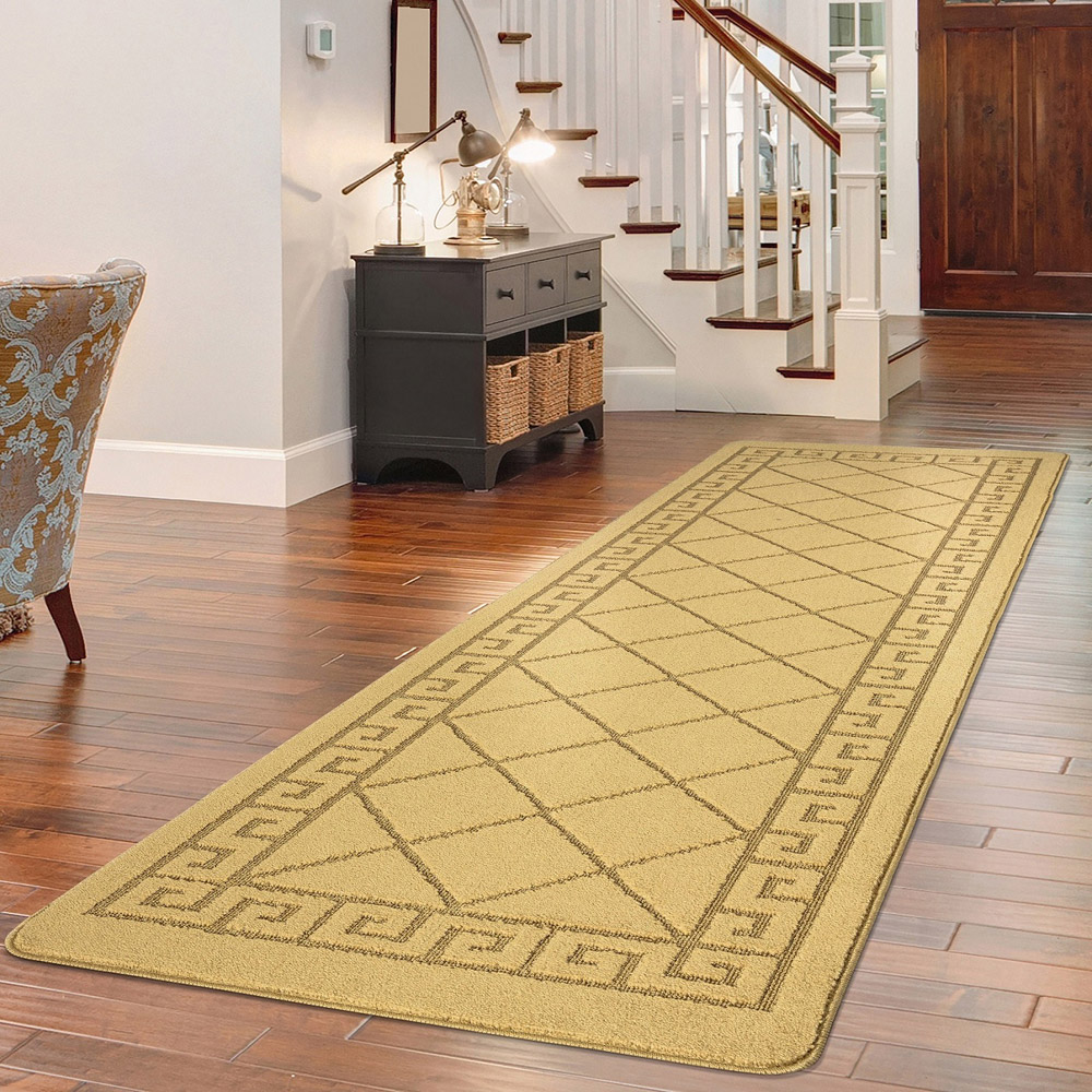 Smart Living Tribela Ochre Gel Back Non-Slip Mat 80 x 300cm Image 2