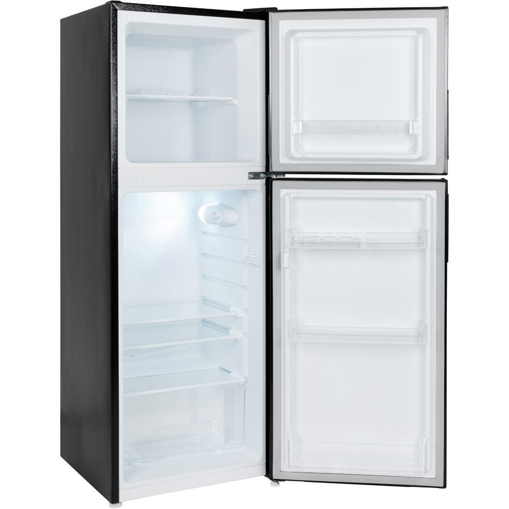 Willow Appliances WTM138B Black Top Mount 138L Fridge Freezer Image 4