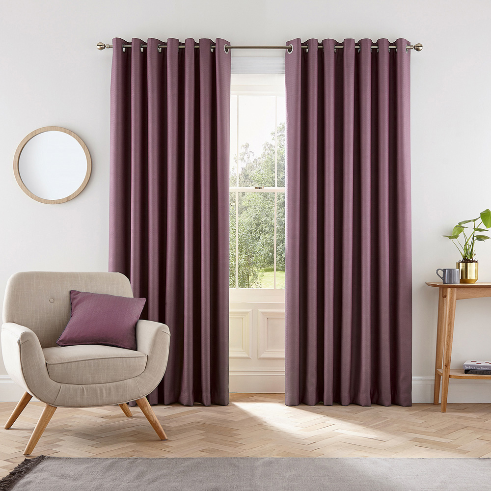Helena Springfield Eden Lined Grape Curtains 229 x 229cm Image 4