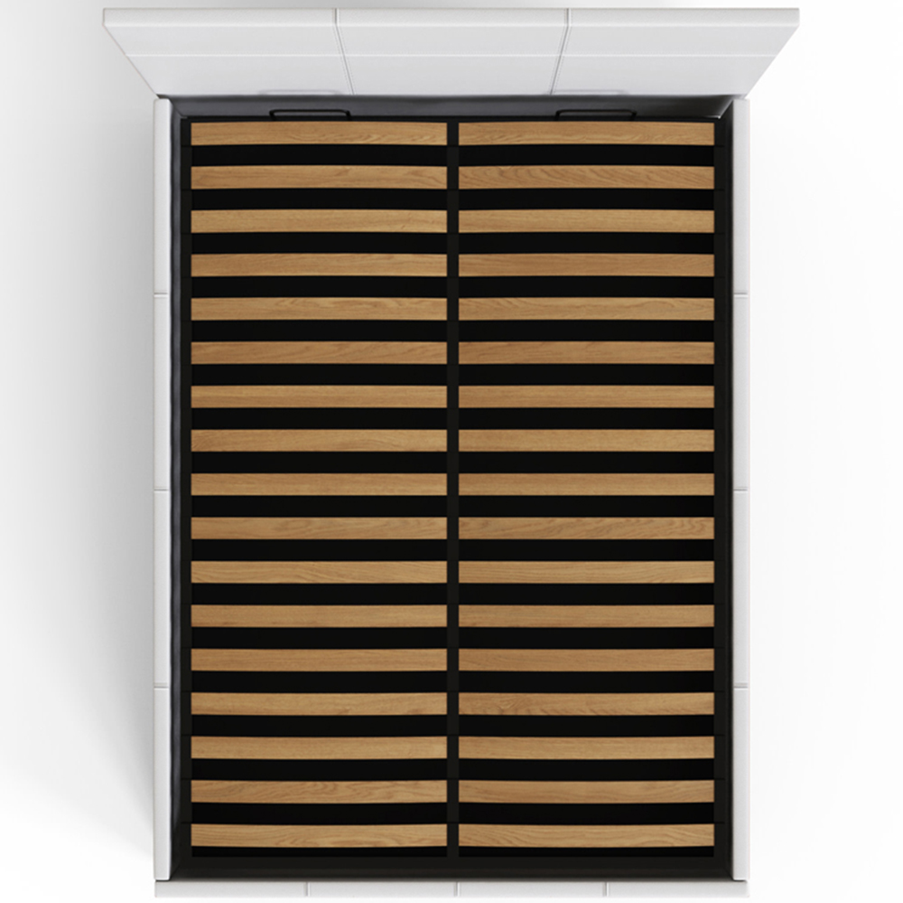 GFW King Size White End Lift Ottoman Bed Image 7