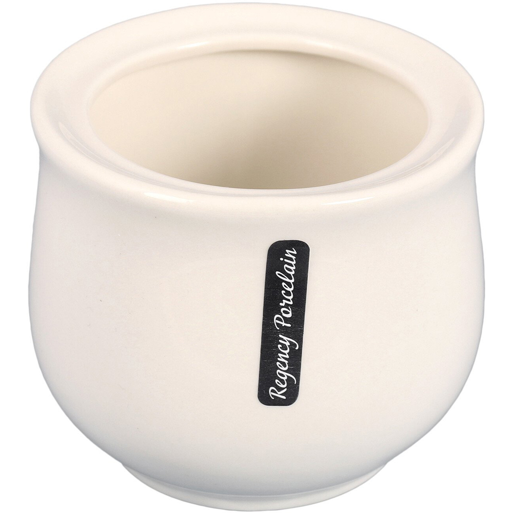 Regency Porcelain Sugar Bowl - White Image 2