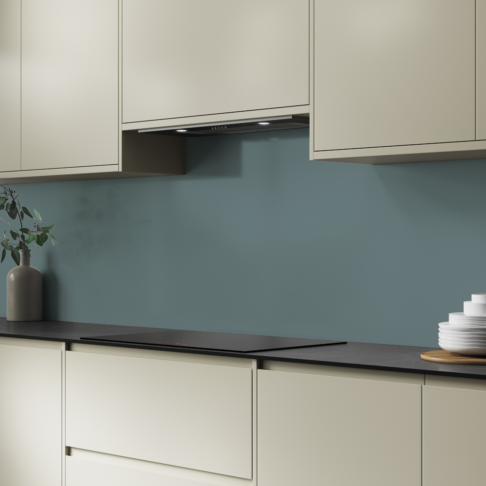 Alloy Glacier White and Neptune Blue Kitchen Splashback 3000 x 750 x 4mm Image 2