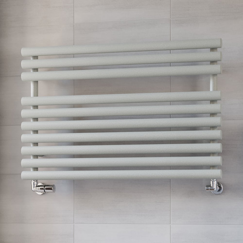 Terma Rolo Towel 2002BTU Salt n Pepper Heated Towel Rail 590 x 900mm Image 2