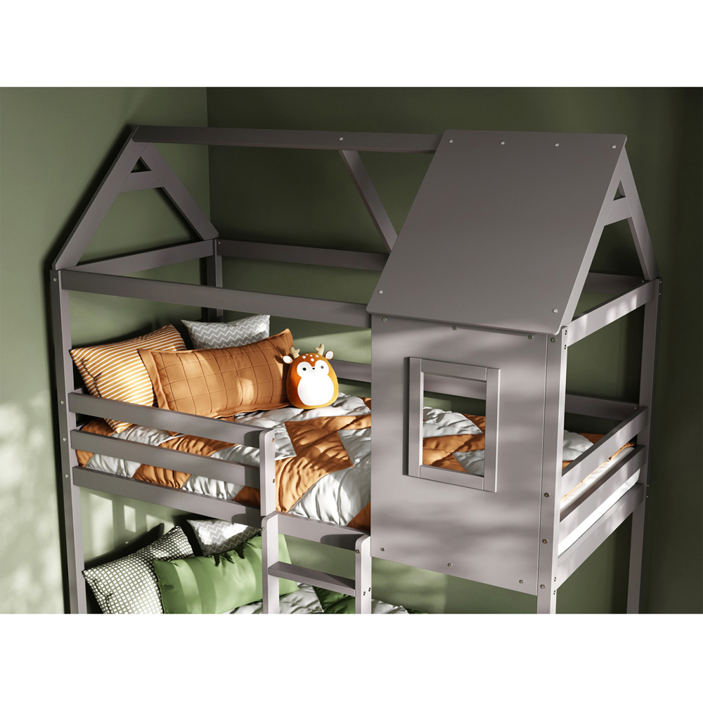 Flair Hideaway Grey Wooden Bunk Bed Image 3