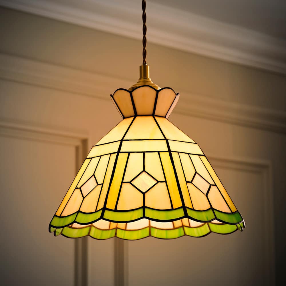 ValueLights Beatrix Tiffany Ceiling Pendant Lamp Shade Image 2