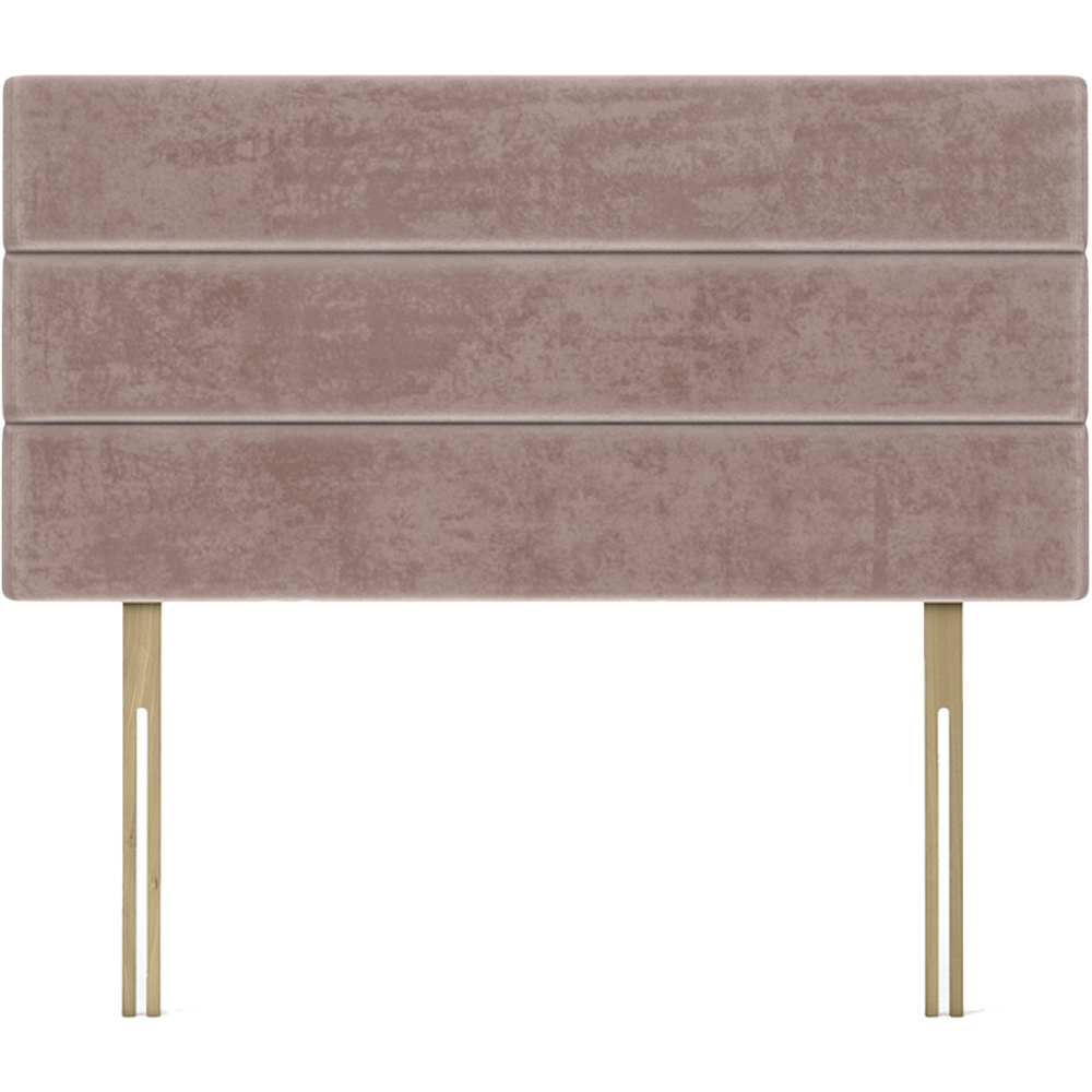 Bedmaster Super King Mink Naples Velvet Milan Lined Headboard Image 2