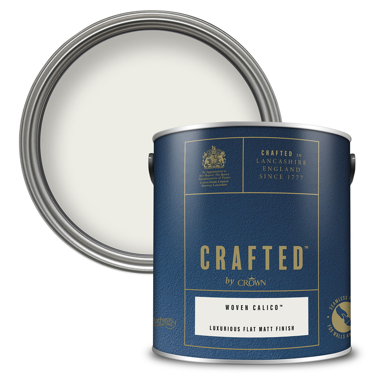 Crafted Flat Matt Paint 2.5L - Woven Calico Image 1