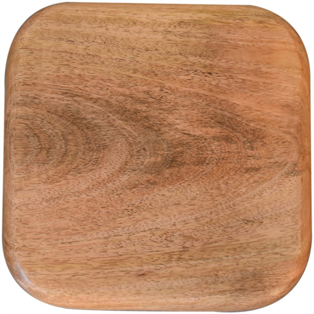 Artisan Furniture Floral Pink Solid Wood Square Bowl 2 Pack Image 8