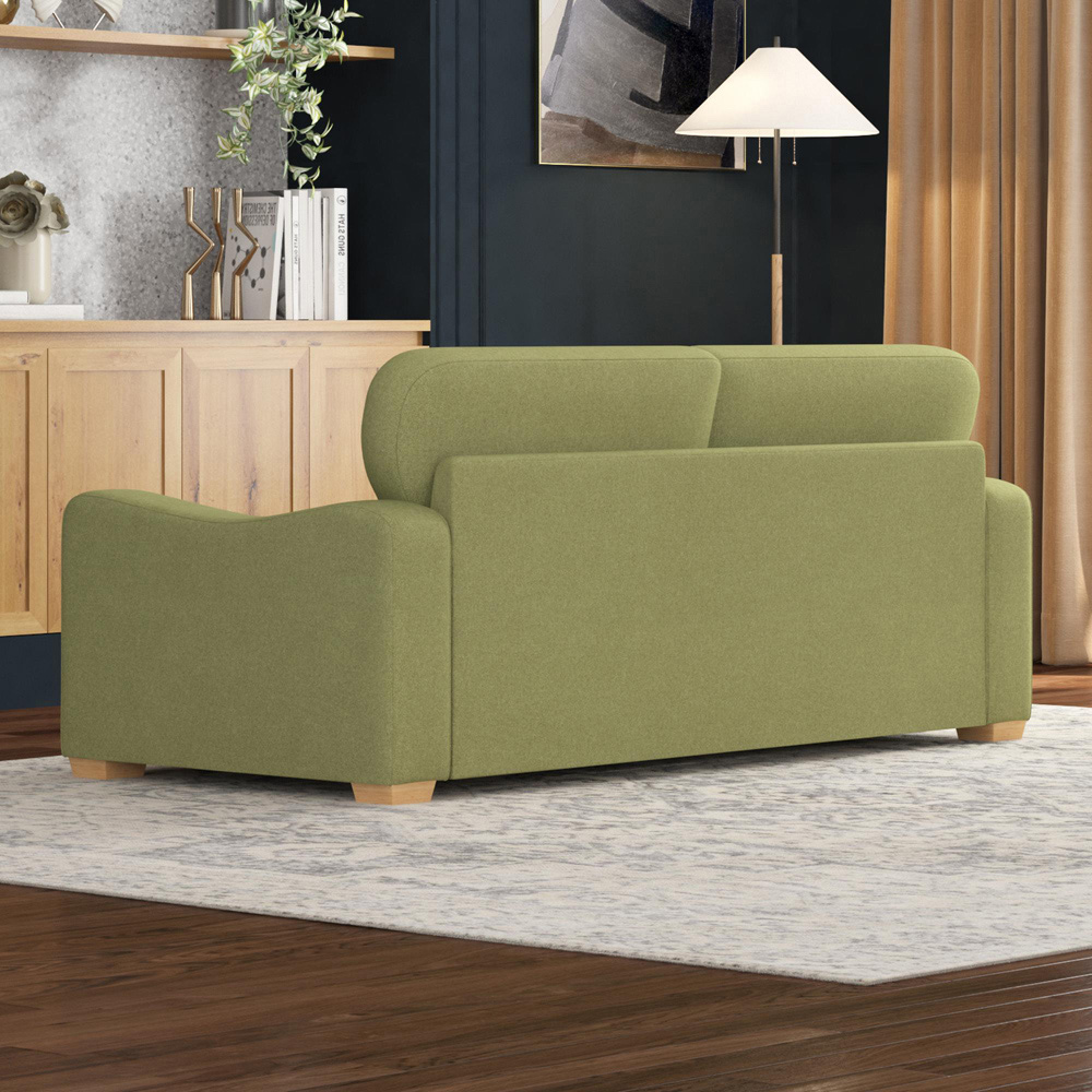 Theadford 3 Seater Venice Olive Fixed Back Sofa Image 5