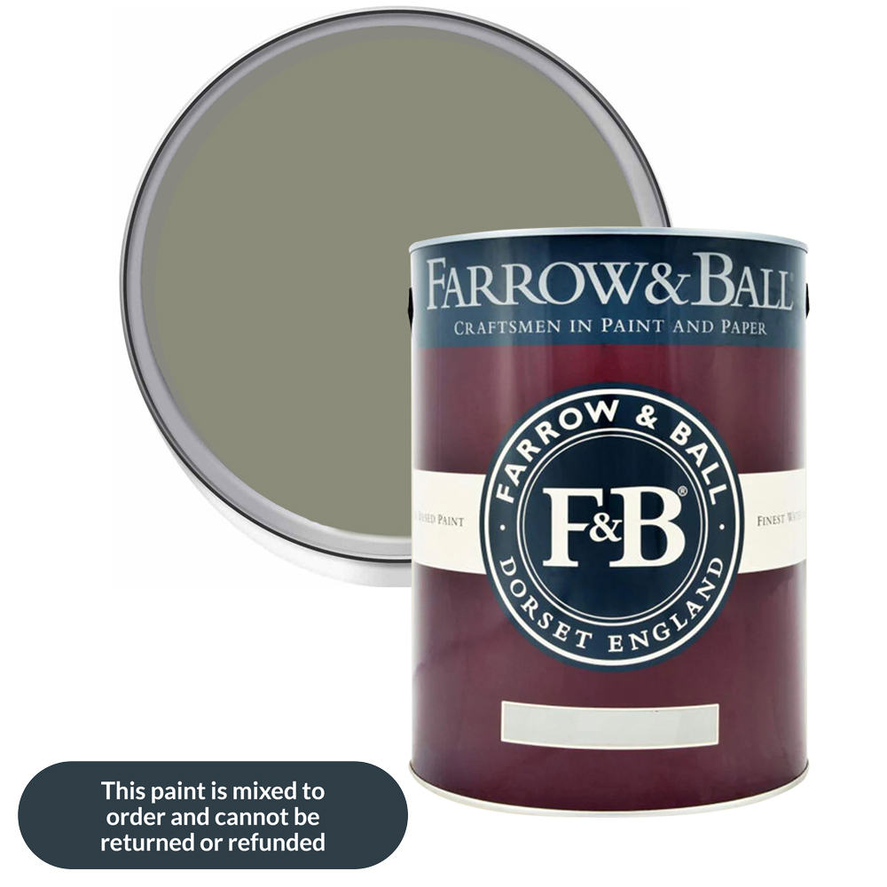 Farrow & Ball Modern Eggshell Treron Satin Paint 5L Image 1