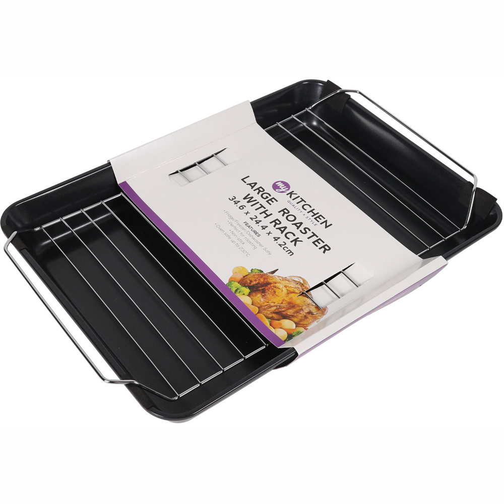 Roaster With Chrome Rack - Large Image 2