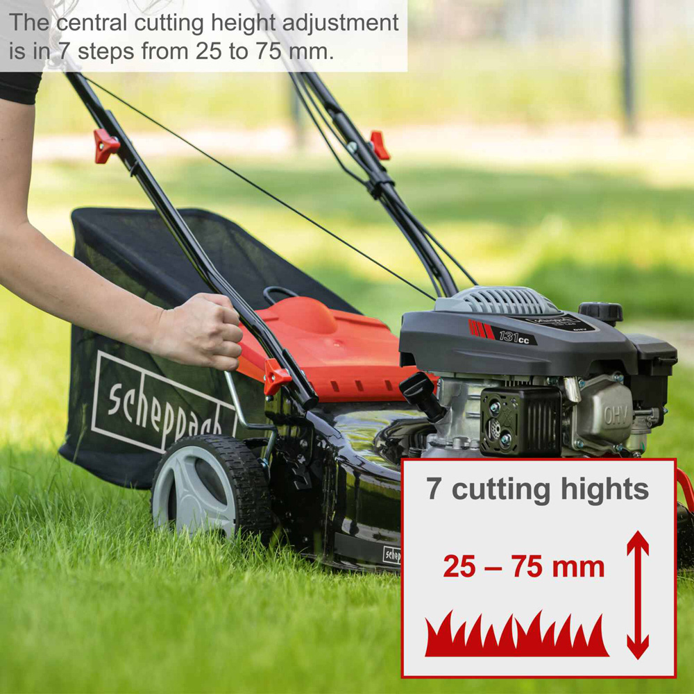 Scheppach MS132-42 Self-Propelled 42cm Petrol Lawn Mower Image 5