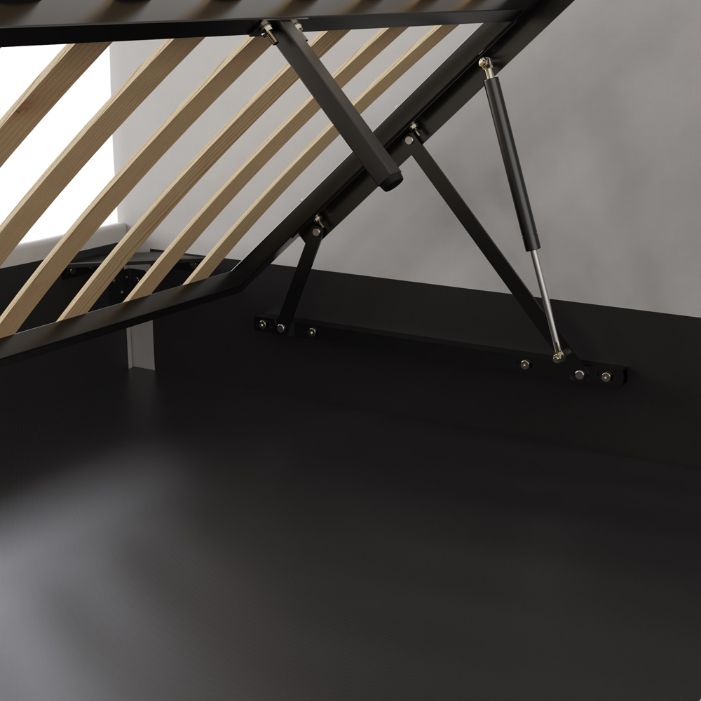 GFW Chiswick Small Double Soft Grey Ottoman Bed Image 5