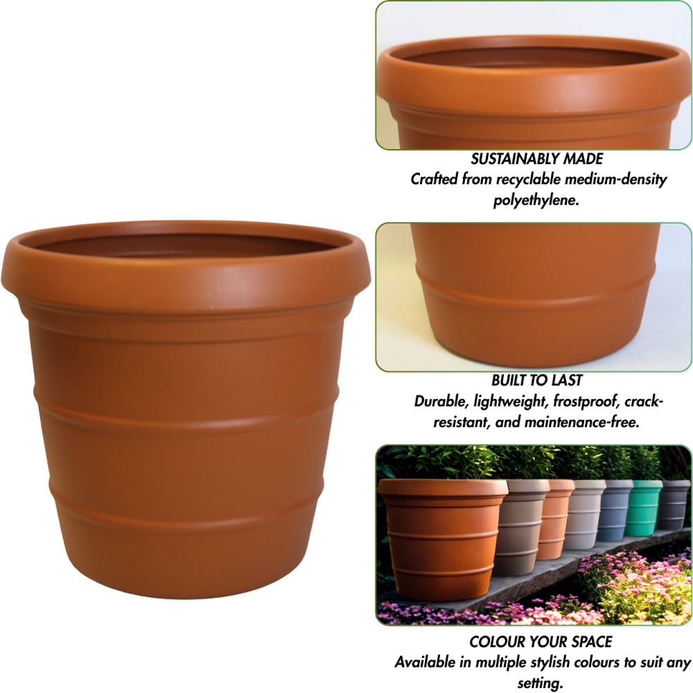 Trifibre Kesington Rust Planter 60 x 45cm Image 6