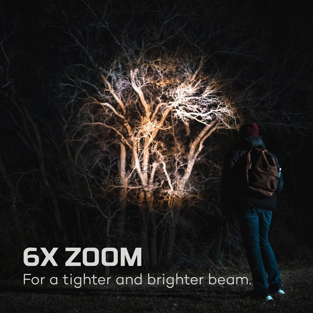 Nebo Davinci 1000 1000 Lumens Rechargeable LED Torch with 6x Zoom and Magnetic Base Image 7