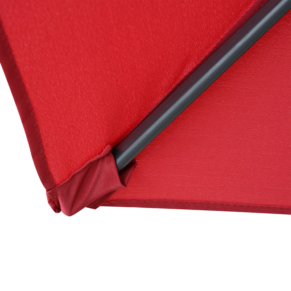 Outsunny Wine Red Manual Push Parasol 2.8m Image 3