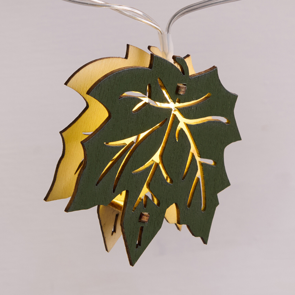 10 LED Maple Leaf String Light Image 6