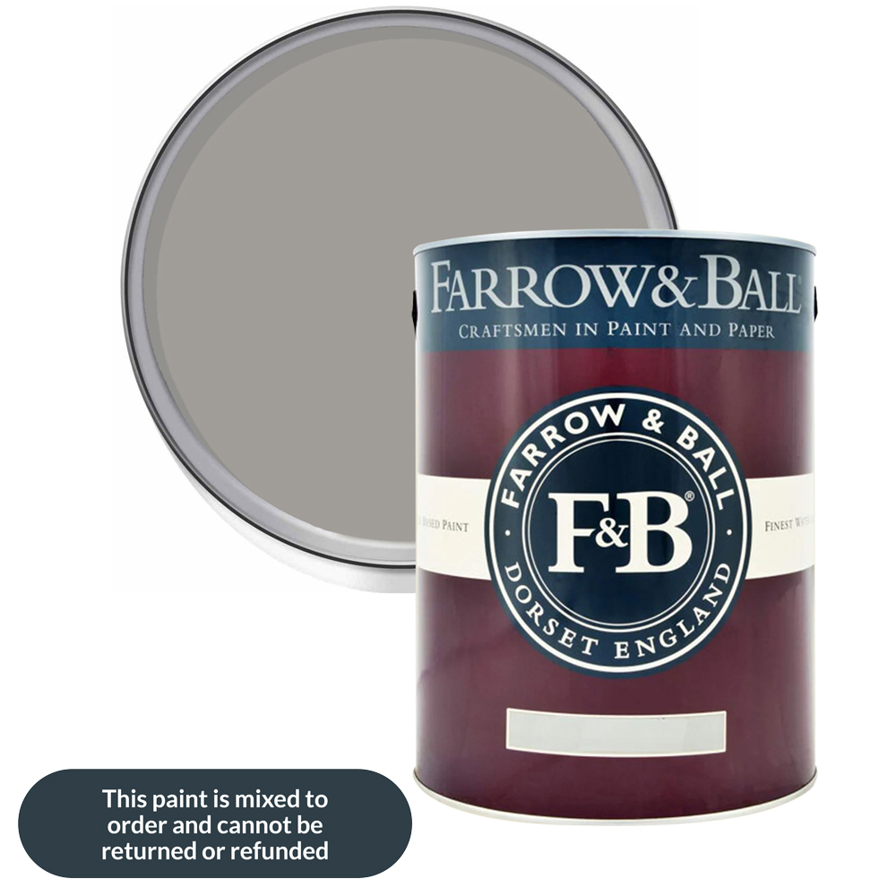Farrow & Ball Modern Eggshell Worsted Satin Paint 5L Image 1