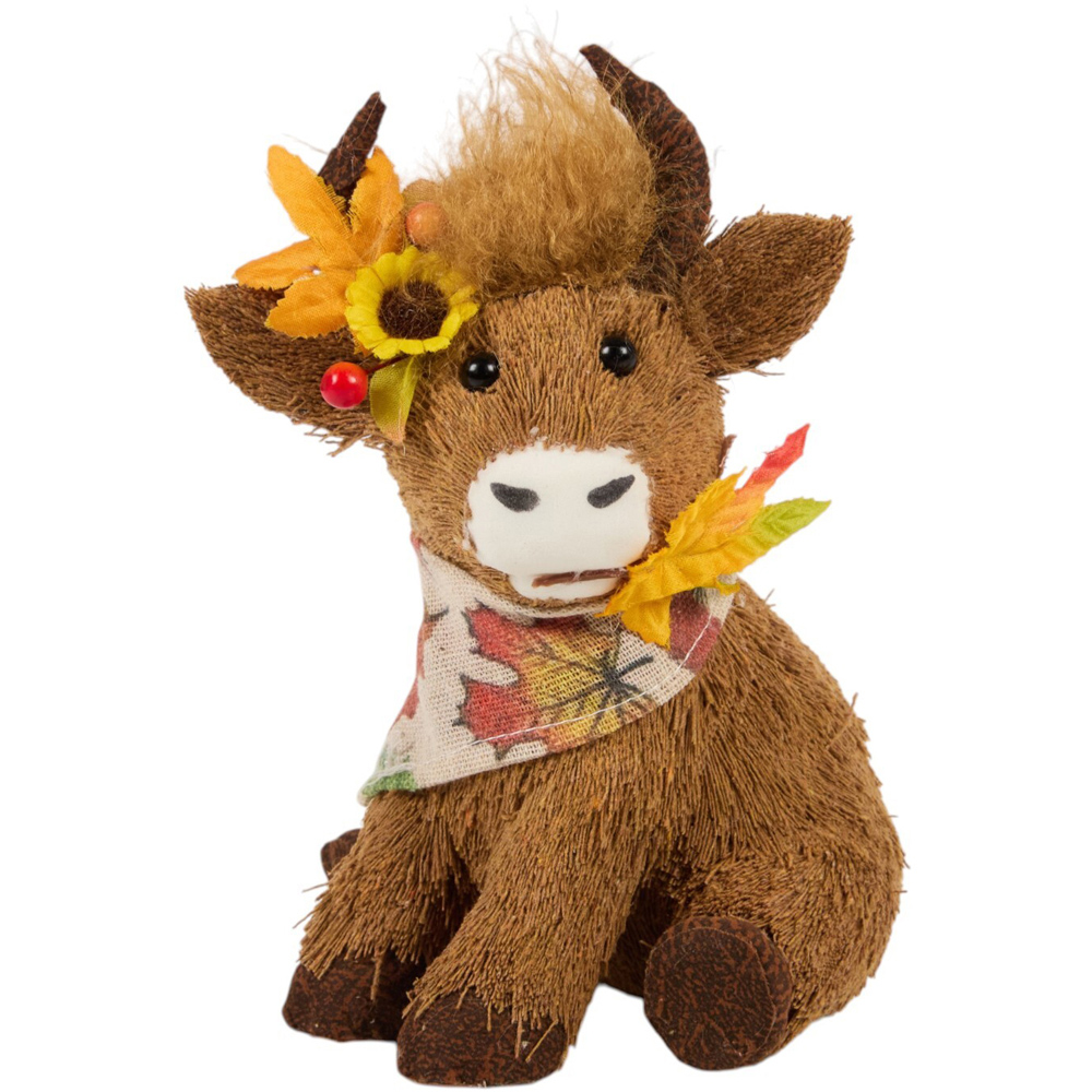 Autumnal Highland Cow Decoration Image 5