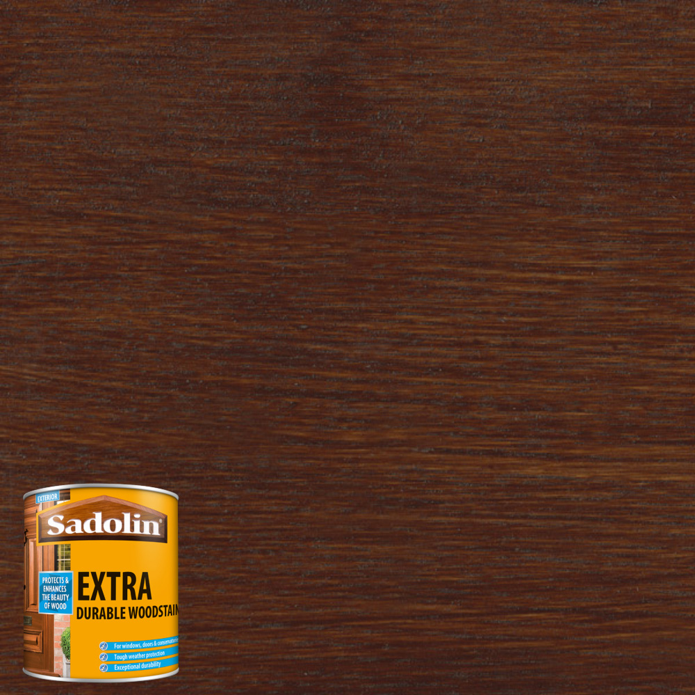 Sadolin Extra Jacobean Walnut Exterior Woodstain 500ml Image 4