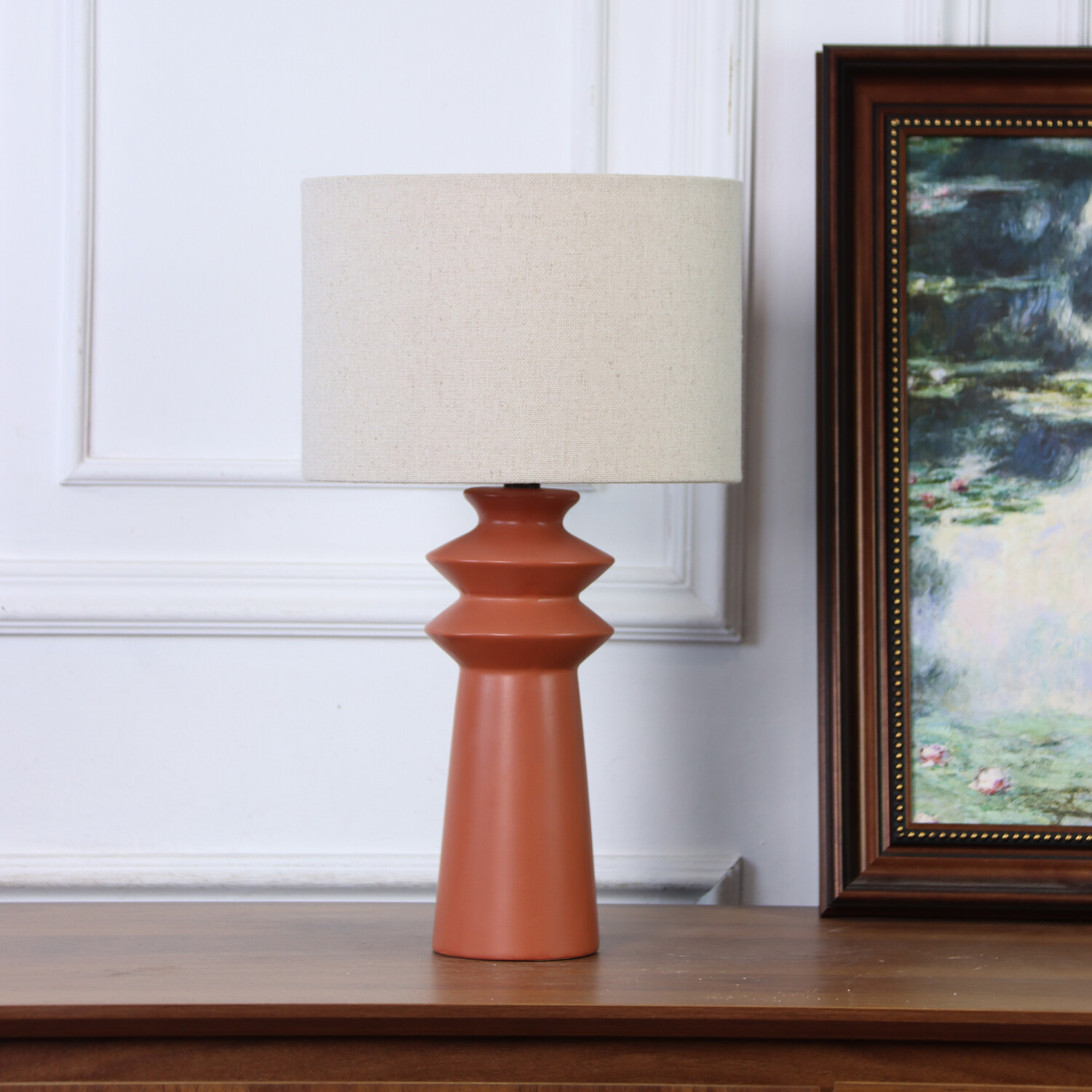 Ember Table Lamp - Brown and Neutral Image 2